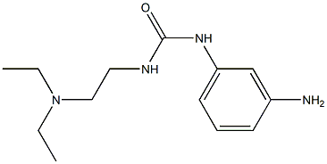 1-(3-aminophenyl)-3-[2-(diethylamino)ethyl]urea Struktur