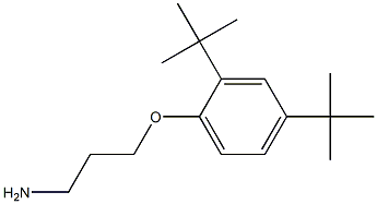 1-(3-aminopropoxy)-2,4-di-tert-butylbenzene Struktur