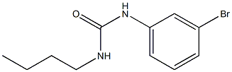 1-(3-bromophenyl)-3-butylurea Struktur