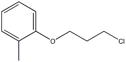 1-(3-chloropropoxy)-2-methylbenzene Struktur