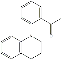 1-[2-(1,2,3,4-tetrahydroquinolin-1-yl)phenyl]ethan-1-one Struktur