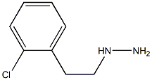 1-[2-(2-chlorophenyl)ethyl]hydrazine Struktur