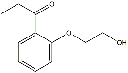 1-[2-(2-hydroxyethoxy)phenyl]propan-1-one Struktur