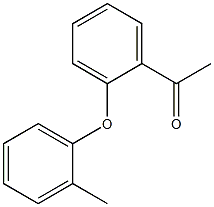 1-[2-(2-methylphenoxy)phenyl]ethan-1-one Struktur