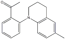 1-[2-(6-methyl-1,2,3,4-tetrahydroquinolin-1-yl)phenyl]ethan-1-one Struktur