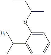 1-[2-(butan-2-yloxy)phenyl]ethan-1-amine Struktur