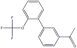 1-[2'-(trifluoromethoxy)-1,1'-biphenyl-3-yl]ethanone Struktur