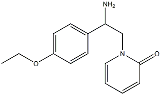 1-[2-amino-2-(4-ethoxyphenyl)ethyl]pyridin-2(1H)-one Struktur