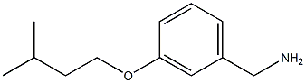 1-[3-(3-methylbutoxy)phenyl]methanamine Struktur