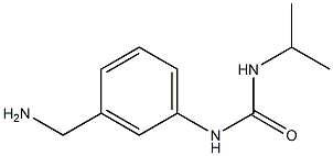 1-[3-(aminomethyl)phenyl]-3-propan-2-ylurea Struktur