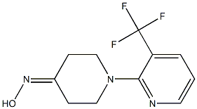 1-[3-(trifluoromethyl)pyridin-2-yl]piperidin-4-one oxime Struktur