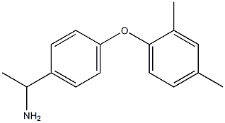 1-[4-(2,4-dimethylphenoxy)phenyl]ethan-1-amine Struktur