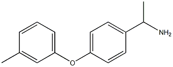 1-[4-(3-methylphenoxy)phenyl]ethan-1-amine Struktur