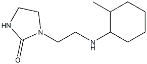 1-{2-[(2-methylcyclohexyl)amino]ethyl}imidazolidin-2-one Struktur