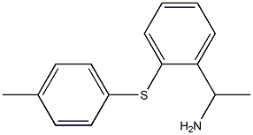 1-{2-[(4-methylphenyl)sulfanyl]phenyl}ethan-1-amine Struktur