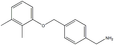 1-{4-[(2,3-dimethylphenoxy)methyl]phenyl}methanamine Struktur