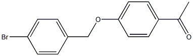 1-{4-[(4-bromobenzyl)oxy]phenyl}ethanone Struktur