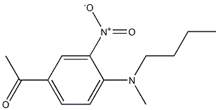 1-{4-[butyl(methyl)amino]-3-nitrophenyl}ethan-1-one Struktur