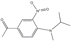 1-{4-[methyl(propan-2-yl)amino]-3-nitrophenyl}ethan-1-one Struktur