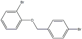 1-bromo-2-[(4-bromophenyl)methoxy]benzene Struktur