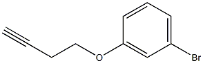 1-bromo-3-(but-3-ynyloxy)benzene Struktur