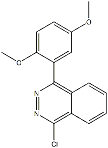 1-chloro-4-(2,5-dimethoxyphenyl)phthalazine Struktur