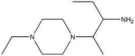 1-ethyl-2-(4-ethylpiperazin-1-yl)propylamine Struktur