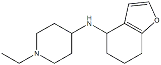 1-ethyl-N-(4,5,6,7-tetrahydro-1-benzofuran-4-yl)piperidin-4-amine Struktur