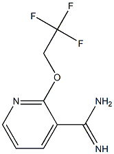 2-(2,2,2-trifluoroethoxy)pyridine-3-carboximidamide Struktur