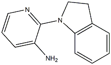 2-(2,3-dihydro-1H-indol-1-yl)pyridin-3-amine Struktur