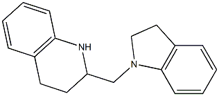 2-(2,3-dihydro-1H-indol-1-ylmethyl)-1,2,3,4-tetrahydroquinoline Struktur