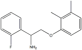 2-(2,3-dimethylphenoxy)-1-(2-fluorophenyl)ethanamine Struktur