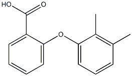 2-(2,3-dimethylphenoxy)benzoic acid Struktur