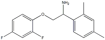 2-(2,4-difluorophenoxy)-1-(2,4-dimethylphenyl)ethanamine Struktur