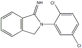 2-(2,5-dichlorophenyl)-2,3-dihydro-1H-isoindol-1-imine Struktur