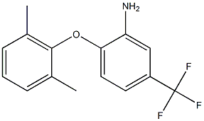 2-(2,6-dimethylphenoxy)-5-(trifluoromethyl)aniline Struktur