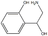 2-(2-amino-1-hydroxyethyl)phenol Struktur