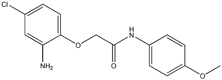 2-(2-amino-4-chlorophenoxy)-N-(4-methoxyphenyl)acetamide Struktur