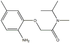 2-(2-amino-5-methylphenoxy)-N-methyl-N-(propan-2-yl)acetamide Struktur