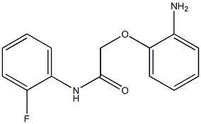 2-(2-aminophenoxy)-N-(2-fluorophenyl)acetamide Struktur