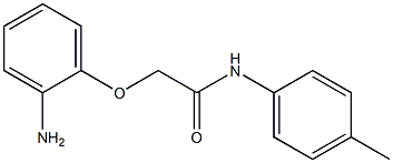 2-(2-aminophenoxy)-N-(4-methylphenyl)acetamide Struktur