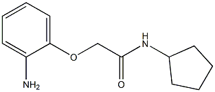 2-(2-aminophenoxy)-N-cyclopentylacetamide Struktur