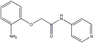 2-(2-aminophenoxy)-N-pyridin-4-ylacetamide Struktur