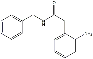 2-(2-aminophenyl)-N-(1-phenylethyl)acetamide Struktur