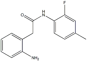 2-(2-aminophenyl)-N-(2-fluoro-4-methylphenyl)acetamide Struktur