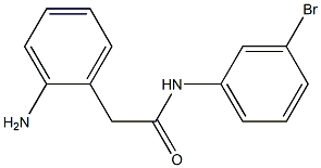 2-(2-aminophenyl)-N-(3-bromophenyl)acetamide Struktur