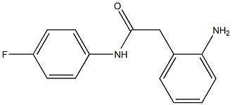 2-(2-aminophenyl)-N-(4-fluorophenyl)acetamide Struktur