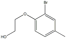 2-(2-bromo-4-methylphenoxy)ethan-1-ol Struktur