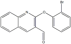 2-(2-bromophenoxy)quinoline-3-carbaldehyde Struktur