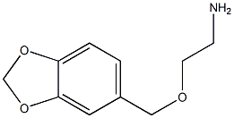 2-(2H-1,3-benzodioxol-5-ylmethoxy)ethan-1-amine Struktur